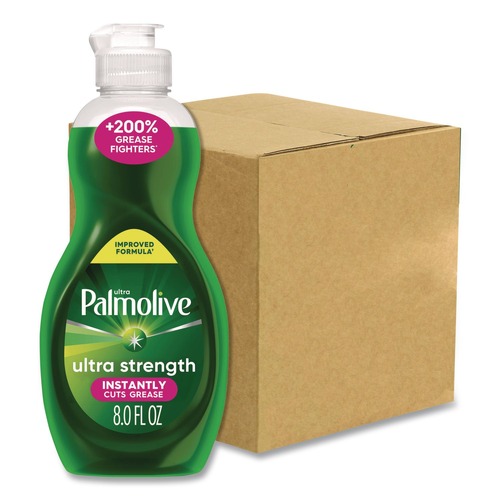 Dishwashing Detergents | Ultra Palmolive 61047169 8 oz. Bottle Dishwashing Liquid - Fresh Scent (16/Carton) image number 0