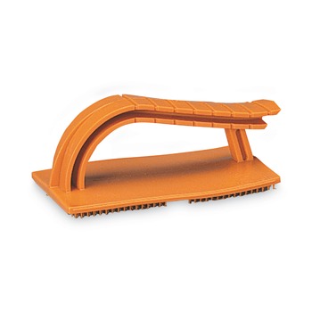 SMALLWARES | 3M 827000 Standard Abrasives 3.38 in. x 5.75 in. Easy Hand Pad Holder - Orange
