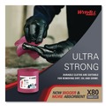 Perforated Roll & Hand Towels | WypAll 41055 12.4 in. x 12.2 in. Power Clean Jumbo Roll X80 Heavy Duty Cloths - Red (1/Carton) image number 6