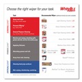Perforated Roll & Hand Towels | WypAll 33241 9.8 in. x 12.2 in. Jumbo Roll Oil/Grease/Ink Cloths - Blue (717/Carton) image number 9
