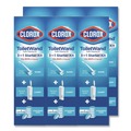 Toilet Brushes | Clorox 03191 ToiletWand Disposable Toilet Cleaning System with Handle/Caddy/Refills - White (6/Carton) image number 0