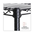 Racks & Shelving | Alera ALESW664818BA NSF Certified 6-Shelf 48 in. x 18 in. x 72 in. Wire Shelving Kit - Black Anthracite image number 6