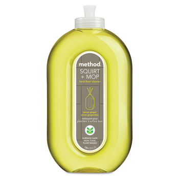 Method 00563 Squirt plus Mop 25 oz. Spray Bottle Hard Floor Cleaner - Lemon Ginger Scent