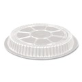 Food Containers & Lids | Handi-Foil 2046DL 9 in. x 0.88 in. Plastic Dome Lids Fits Round Pan 2046 - Clear (500/Carton) image number 2