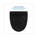 Safety Mats | Boardwalk PSUMP000I006M0021430L1 17.5 in. x 20 in. 2.0 Rubber Urinal Mat - Black (6/Carton) image number 4