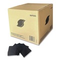 Beverage Napkins | GEN 1401 9 in. x 9 in. 1-Ply Cocktail Napkins - Black (4000/Carton) image number 0