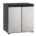 Refrigerators | Avanti RMS551SS 5.5 CF Side by Side Stainless Steel Refrigerator/Freezer - Black image number 0