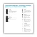 Cutlery Dispensers | Dixie SSSD120 SmartStock 10 in. x 8.75 in. x 24.75 in. Utensil Spoon Dispenser - Translucent Black (1/Carton) image number 6