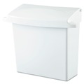 Indoor Waste Receptacles | Rubbermaid Commercial FG614000WHT Plastic Sanitary Napkin Receptacle with Rigid Liner - White image number 0