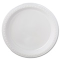 Plates | Chinet 81209 9 in. Heavyweight Plastic Plates - White (125/Pack, 4 Packs/Carton) image number 0