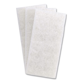 3M 8440 4.62 in. x 10 in. Utility and Burnish Pads - White (10/Carton)