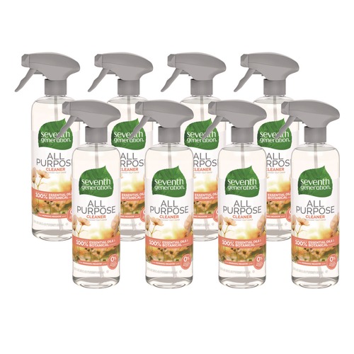 All Purpose Cleaners & Degreasers | Seventh Generation 44714CT 23 oz. Trigger Spray Bottle Natural All-Purpose Cleaner - Morning Meadow (8/Carton) image number 0