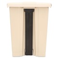 Indoor Waste Receptacles | Rubbermaid Commercial FG614600BEIG 23 Gallon Polyethylene Step-On Receptacle - Beige image number 2