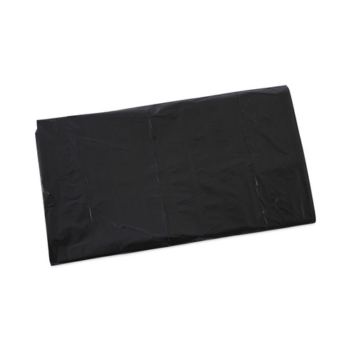 Low-Density Trash Bags | Boardwalk H8046HBK 40 in. x 46 in. 45 gal. 0.7 mil Linear Low Density Industrial Flat Pack Can Liners - Black (100/Carton) image number 0