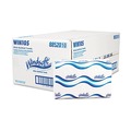 Perforated Roll & Hand Towels | Windsoft WIN105 9.25 in. x 9.5 in. 1-Ply Multifold Paper Towels - White (16 Packs/Carton) image number 0