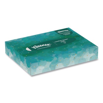 Kleenex 21195 2-Ply Facial Tissue Junior Pack - White (80/Carton)