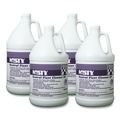 Floor Cleaners | Misty 1033704 1 Gallon Bottle Neutral Floor Cleaner EP - Lemon (4/Carton) image number 0