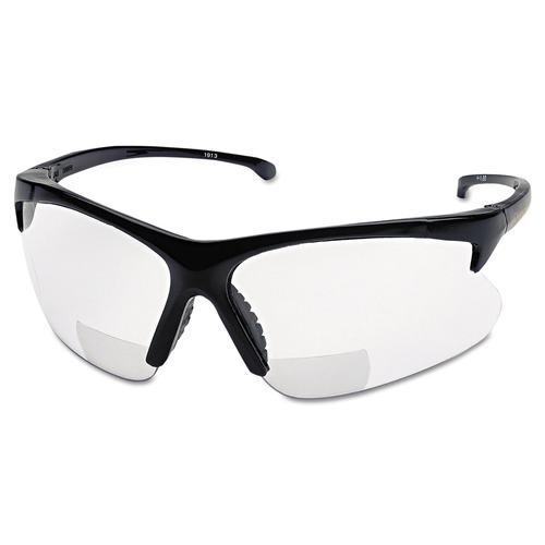 Eye Protection | Ansell 19891 V60 30-06 2.5 Diopter RX Safety Readers - Black Frame, Clear Lens image number 0