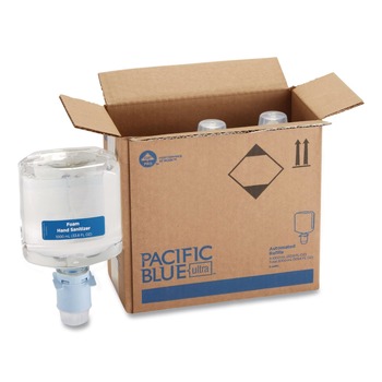  | Georgia Pacific Professional 43337 Pacific Blue Ultra 1,000 mL Bottle Automated Sanitizer Dispenser Refill Foam Hand Sanitizer - Fragrance-Free (3/Carton)