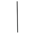Straws/Stems/Sticks | Boardwalk BWKJSTW1025BK 10.25 in. Wrapped Jumbo Polypropylene Straws - Black (2000/Carton) image number 0