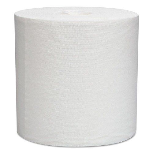 Perforated Roll & Hand Towels | WypAll 05820 L30 Center-Pull Roll 9.8 in. x 15.2 in. Towels - White (300/Roll, 2 Rolls/Carton) image number 0