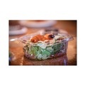 Food Containers & Lids | Pactiv Corp. YCA910240000 EarthChoice 24 oz. Recycled PET Hinged Container - Clear (280/Carton) image number 5