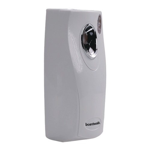 Air Freshener Dispensers | Boardwalk CL7-BOARDWK 4 in. x 3 in. x 9.5 in. Classic Metered Air Freshener Dispenser - White image number 0