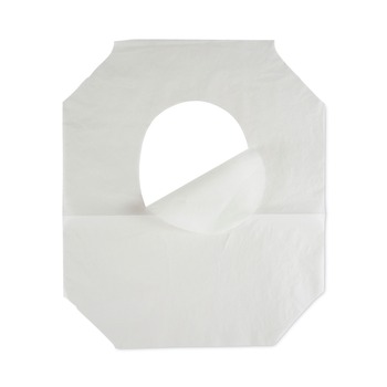 TOILET SEAT COVERS | Boardwalk BWKK1000B 14.17 in. x 16.73 in. Premium Half-Fold Toilet Seat Covers - White (250/Sleeve, 4 Sleeves/Carton)