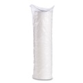 Food Containers & Lids | Dart 12JL Vented Plastic Lids for 12 oz. Hot/Cold Foam Cups (1000/Carton) image number 2