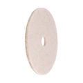 Floor Pads-Cleaning, Buffing & Polishing | Boardwalk BWK4017NHE 17 in. Diameter Natural Hog Hair Burnishing Floor Pads - Tan (5/Carton) image number 2