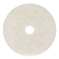 Floor Pads-Cleaning, Buffing & Polishing | Boardwalk BWK4019NAT 19 in. Diameter Natural Burnishing Floor Pads - White (5/Carton) image number 1