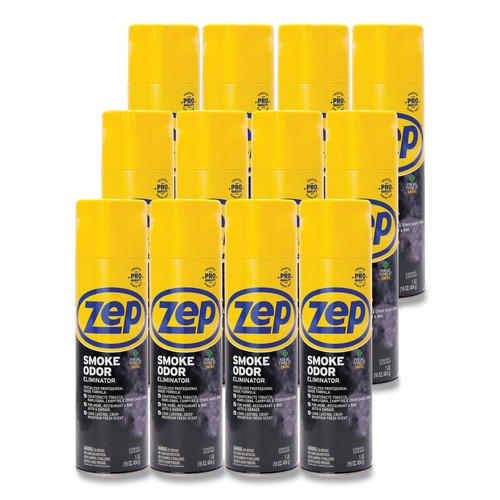 Fabric Refreshers | Zep Commercial ZUSOE16 16 oz. Smoke Odor Eliminator - Fresh (12/Carton) image number 0