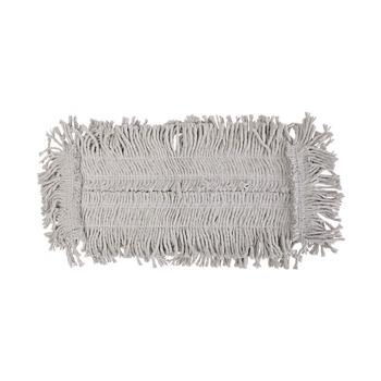 Boardwalk BWK1618 18 in. x 5 in. Disposable Cotton Dust Mop Head