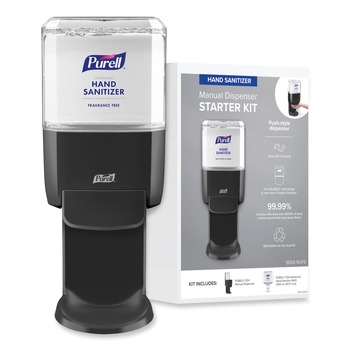 HAND SANITIZER DISPENSERS | PURELL 5053-1G-FS Advanced Hand Sanitizer Foam ES4 Starter Kit - Graphite (1/Carton)