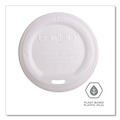 Cup Lids | Eco-Products EP-ECOLID-W 10 - 20 oz. EcoLid Renewable/Compostable Hot Cup Lid - White (800/Carton) image number 5