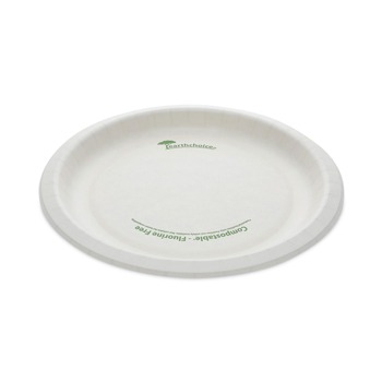 Pactiv Corp. PSP09EC EarthChoice Pressware 9 in. dia Compostable Dinnerware, Plate - White (450/Carton)