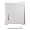 Towel Dispensers | San Jamar T1905XC 11.63 in. x 5 in. x 14.5 in. True Fold C-Fold/Multifold Paper Towel Dispenser - Chrome image number 1
