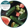 Toilet & Urinal Deodorizers | Boardwalk WCBX-P-010I010I-02-AAS80- 0.11 oz WCBasix Urinal Screen - Cucumber Twist Scent, Green (10/Box) image number 2