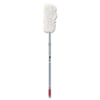 DUSTERS | Rubbermaid Commercial FGT11000GY00 51 in. Extension Handle HiDuster Overhead Duster with Straight Launderable Head