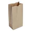 Specialty Bags | General LB24LAJ 5.13 in. x 3.13 in. x 10.38 in. Standard Paper Lunch Bags - Natural Kraft (1200/Carton) image number 3
