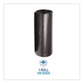 Repro Trash Bags | Boardwalk X7658AKKR01 38 in. x 58 in. 60 gal. 1.5 mil Reprocessed Resin Perforated Roll Can Liners - Black (100/Carton) image number 4