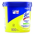 Cleaning Cloths & Wipes | LYSOL Brand 19200-99856 6 in. x 8 in. 1-Ply Professional Disinfecting Wipe Bucket - Lemon and Lime Blossom White image number 3