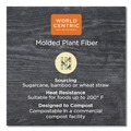 Cup Trays | World Centric CCFB4LF 8 oz to 22 oz Fiber Cup Carriers - Natural (600/Carton) image number 2