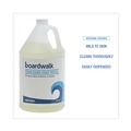 Soap Refills | Boardwalk 5005-04-GCE00 1 Gallon Herbal Mint Scent Foaming Hand Soap - Light Yellow (4/Carton) image number 7
