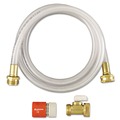 Sprayers, Hoses and Nozzles | Diversey Care D3191746 0.38 in. Diameter x 5 ft. Length On/Off Switch RTD Water Hook-Up Kit (1-Kit) image number 0