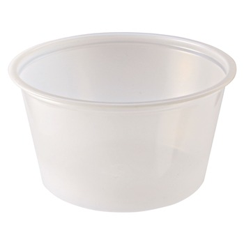 SOUFFLE AND PORTION CUPS | Fabri-Kal 000000000009505195 2 oz Plastic Portion Cups - Clear (250/Sleeve, 10 Sleeves/Carton)