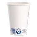 Perforated Roll & Hand Towels | SOLO 412RCN-PLANET Recycled Content PCF Paper Hot Cups ProPlanet Seal 12 oz White/Blue (1000/Carton) image number 1