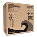 Perforated Roll & Hand Towels | Boardwalk 4513 11 in. x 9 in. 2-Ply Kitchen Roll Towel - White (30/Carton) image number 2