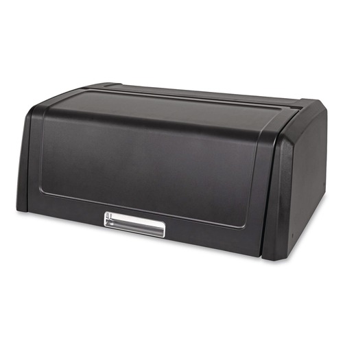 Janitorial & Housekeeping Carts | Rubbermaid Commercial 2202528 Locking Security Hood for Housekeeping Carts - Black image number 0