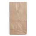 Grocery Bags | Ross & Wallace Paper Products 130326 8.25 in. x 5.25 in. x 16.13 in. #25 Squat Size Extra-Heavy-Duty Grocery Paper Bags - Kraft (500/Bundle) image number 2